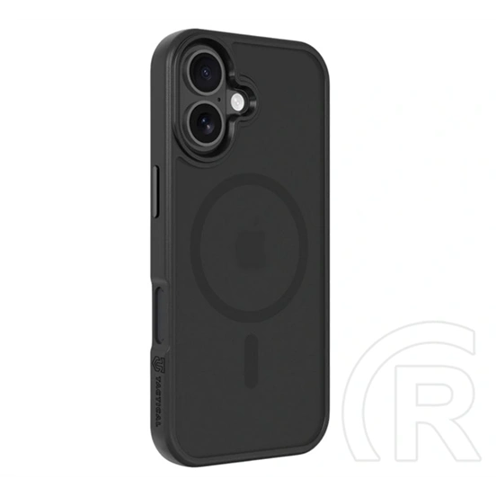 Tactical iPhone 17 magforce hyperstealth szilikon telefonvédő (ütésállóság, átlátszó matt hátlap, magsafe) fekete
