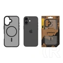 Tactical iPhone 17 magforce hyperstealth szilikon telefonvédő (ütésállóság, átlátszó matt hátlap, magsafe) fekete