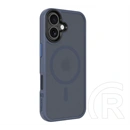 Tactical iPhone 17 magforce hyperstealth szilikon telefonvédő (ütésállóság, átlátszó matt hátlap, magsafe) sötétkék