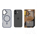 Tactical iPhone 17 magforce hyperstealth szilikon telefonvédő (ütésállóság, átlátszó matt hátlap, magsafe) sötétkék