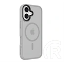 Tactical iPhone 17 magforce hyperstealth szilikon telefonvédő (ütésállóság, átlátszó matt hátlap, magsafe) világosszürke