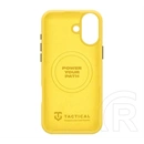 Tactical iPhone 17 magforce velvet smoothie 2.0 szilikon telefonvédő (ütésállóság, matt, magsafe) citromsárga