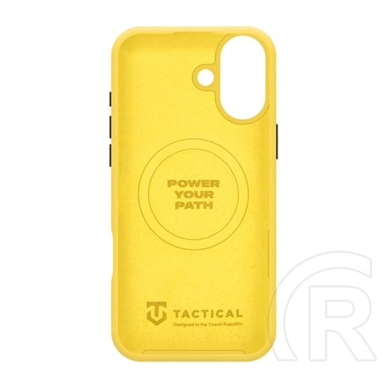 Tactical iPhone 17 magforce velvet smoothie 2.0 szilikon telefonvédő (ütésállóság, matt, magsafe) citromsárga