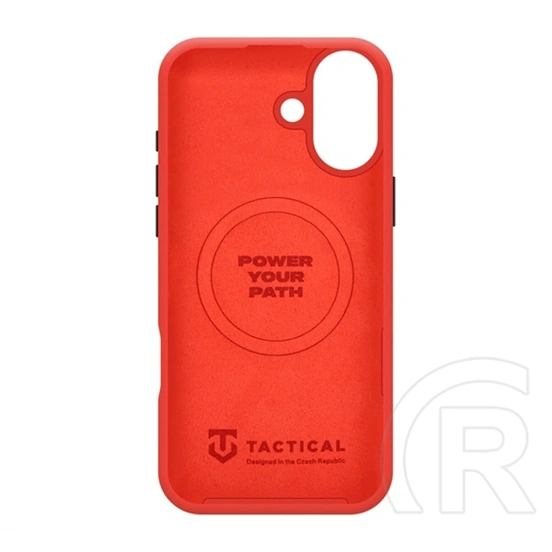 Tactical iPhone 17 magforce velvet smoothie 2.0 szilikon telefonvédő (ütésállóság, matt, magsafe) piros