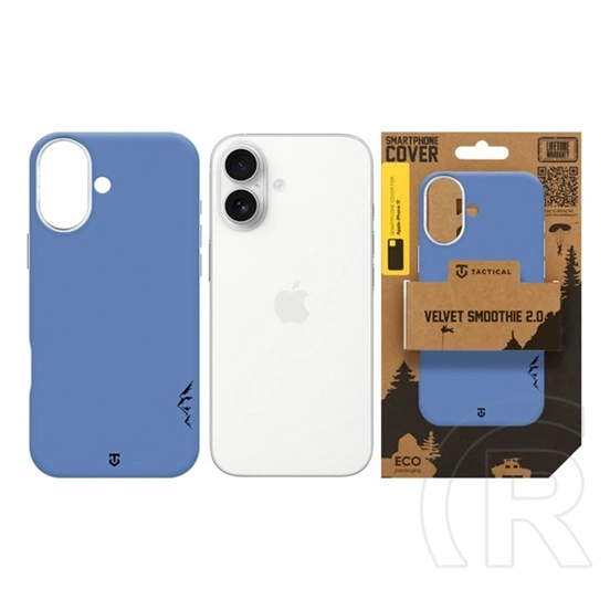 Tactical iPhone 17 magforce velvet smoothie 2.0 szilikon telefonvédő (ütésállóság, matt, magsafe) sötétkék