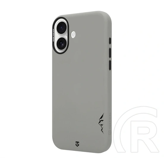 Tactical iPhone 17 magforce velvet smoothie 2.0 szilikon telefonvédő (ütésállóság, matt, magsafe) világosszürke