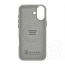 Tactical iPhone 17 magforce velvet smoothie 2.0 szilikon telefonvédő (ütésállóság, matt, magsafe) világosszürke