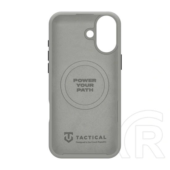 Tactical iPhone 17 magforce velvet smoothie 2.0 szilikon telefonvédő (ütésállóság, matt, magsafe) világosszürke
