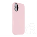 Tactical iPhone 17 magforce velvet smoothie szilikon telefonvédő (ütésálló, plüss belső, matt, magsafe) rózsaszín