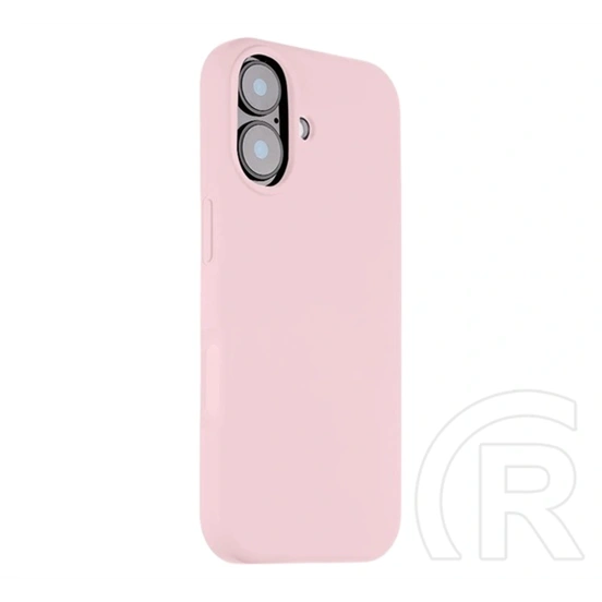 Tactical iPhone 17 magforce velvet smoothie szilikon telefonvédő (ütésálló, plüss belső, matt, magsafe) rózsaszín