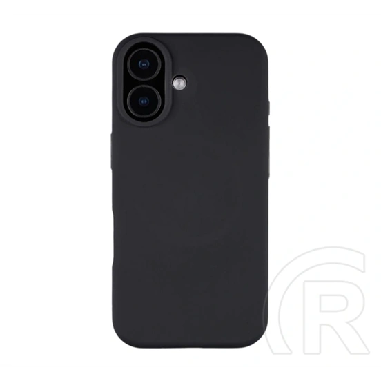 Tactical iPhone 17 magforce velvet smoothie szilikon telefonvédő (ütésállóság, matt, magsafe) fekete