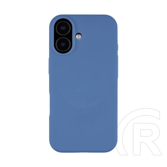 Tactical iPhone 17 magforce velvet smoothie szilikon telefonvédő (ütésállóság, matt, magsafe) sötétkék