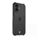 Tactical iPhone 17 quantum stealth szilikon telefonvédő (ütésálló, légpárnás sarok, átlátszó hátlap, kameravédő) fekete