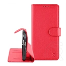 Tactical iPhone 17e  field notes tok álló, bőr hatású (flip, asztali tartó, bankkártya tartó, prémium) piros