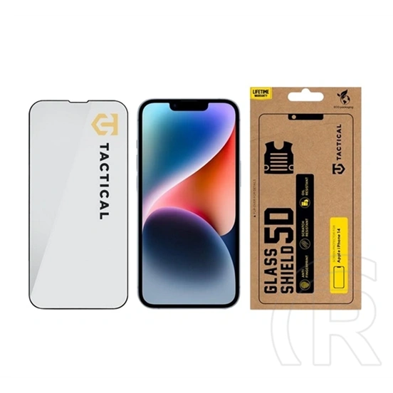 Tactical iPhone 17e  glass shield 5d képernyővédő üveg (5d, 0.33mm, 9h) fekete