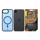 Tactical iPhone 17e  magforce hypersand szilikon telefonvédő (ütésállóság, átlátszó hátlap, magsafe) sötétkék