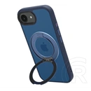 Tactical iPhone 17e  magforce hyperstand szilikon telefonvédő (ütésálló, átlátszó hátlap, magsafe, kitámasztó) sötétkék