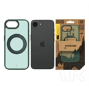 Tactical iPhone 17e  magforce hyperstand szilikon telefonvédő (ütésálló, átlátszó hátlap, magsafe, kitámasztó) sötétzöld