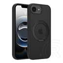 Tactical iPhone 17e  magforce hyperstand szilikon telefonvédő (ütésállóság, átlátszó hátlap, magsafe, kitámasztó) fekete