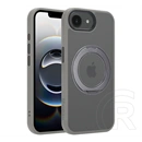 Tactical iPhone 17e  magforce hyperstand szilikon védő (ütésálló, átlátszó hátlap, magsafe, kitámasztó) világosszürke