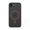 Tactical iPhone 17e  magforce hyperstealth 2.0 szilikon védő (ütésálló, átlátszó matt hátlap, magsafe) fekete/sötétbarna