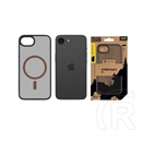 Tactical iPhone 17e  magforce hyperstealth 2.0 szilikon védő (ütésálló, átlátszó matt hátlap, magsafe) fekete/sötétbarna