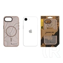 Tactical iPhone 17e  magforce hyperstealth sika szilikon telefonvédő (ütésálló, magsafe, topográfiai minta) sötétbarna