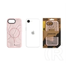 Tactical iPhone 17e  magforce hyperstealth sika szilikon telefonvédő (ütésállóság, magsafe, topográfiai minta) rózsaszín