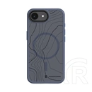 Tactical iPhone 17e  magforce hyperstealth sika szilikon telefonvédő (ütésállóság, magsafe, topográfiai minta) sötétkék