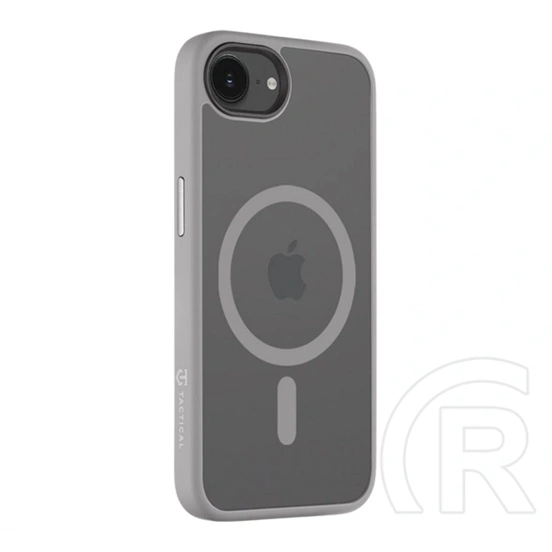 Tactical iPhone 17e  magforce hyperstealth szilikon telefonvédő (ütésálló, átlátszó matt hátlap, magsafe) világosszürke