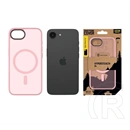 Tactical iPhone 17e  magforce hyperstealth szilikon telefonvédő (ütésállóság, átlátszó matt hátlap, magsafe) rózsaszín