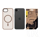 Tactical iPhone 17e  magforce hyperstealth szilikon telefonvédő (ütésállóság, átlátszó matt hátlap, magsafe) sötétbarna