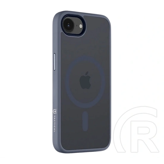 Tactical iPhone 17e  magforce hyperstealth szilikon telefonvédő (ütésállóság, átlátszó matt hátlap, magsafe) sötétkék