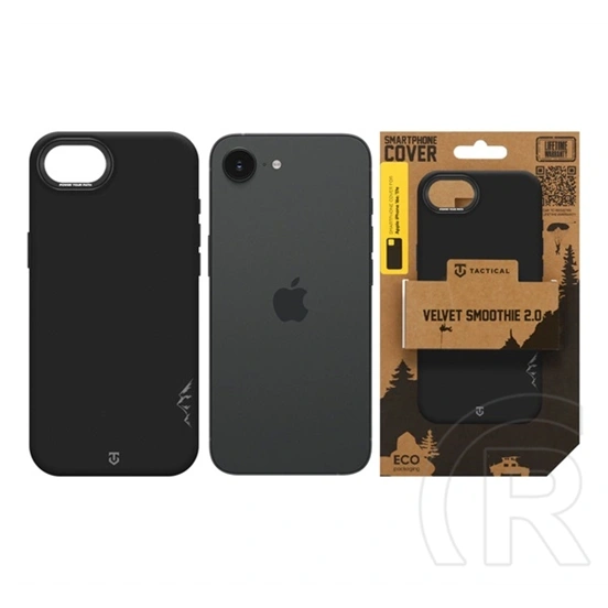 Tactical iPhone 17e  magforce velvet smoothie 2.0 szilikon telefonvédő (ütésállóság, matt, magsafe) fekete
