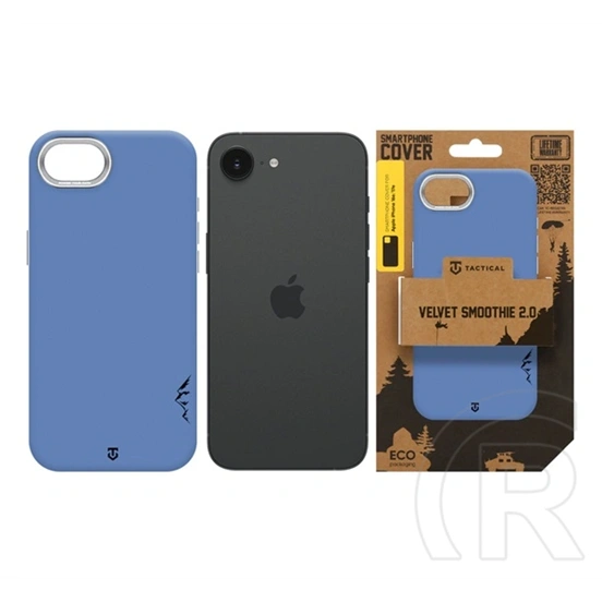 Tactical iPhone 17e  magforce velvet smoothie 2.0 szilikon telefonvédő (ütésállóság, matt, magsafe) sötétkék