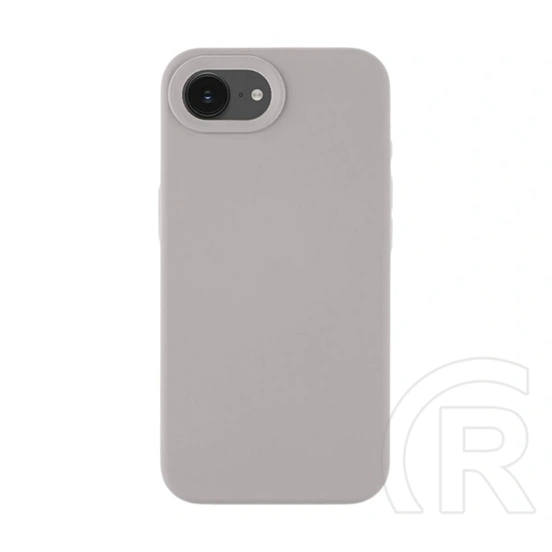 Tactical iPhone 17e  magforce velvet smoothie szilikon telefonvédő (ütésállóság, matt, magsafe) világosszürke