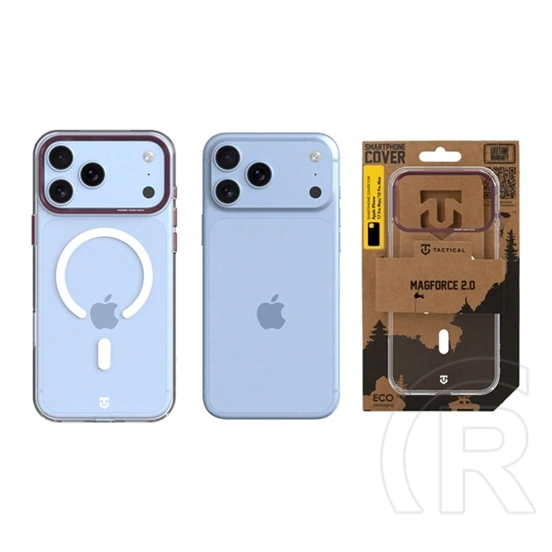 Tactical iPhone 18 Pro Max  magforce 2.0 szilikon telefonvédő (ütésállóság, magsafe) burgundy