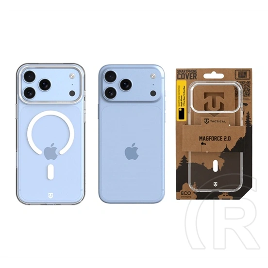 Tactical iPhone 18 Pro Max  magforce 2.0 szilikon telefonvédő (ütésállóság, magsafe) ezüst