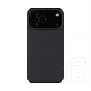 Tactical iPhone 18 Pro Max  magforce beaver szilikon védő (plüss belső, matt, magsafe, topográfiai minta) fekete