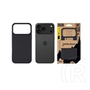 Tactical iPhone 18 Pro Max  magforce beaver szilikon védő (plüss belső, matt, magsafe, topográfiai minta) fekete
