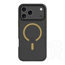 Tactical iPhone 18 Pro Max  magforce hyperstealth 2.0 védő (ütésálló, átlátszó matt hátlap, magsafe) fekete/citromsárga