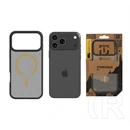 Tactical iPhone 18 Pro Max  magforce hyperstealth 2.0 védő (ütésálló, átlátszó matt hátlap, magsafe) fekete/citromsárga