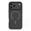 Tactical iPhone 18 Pro Max  magforce hyperstealth 2.0 védő (ütésálló, átlátszó matt hátlap, magsafe) fekete/sötétbarna