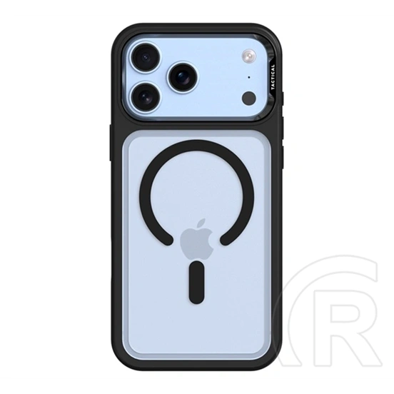 Tactical iPhone 18 Pro Max  magforce hyperstealth 3.0 szilikon védő (ütésálló, átlátszó matt hátlap, magsafe) fekete