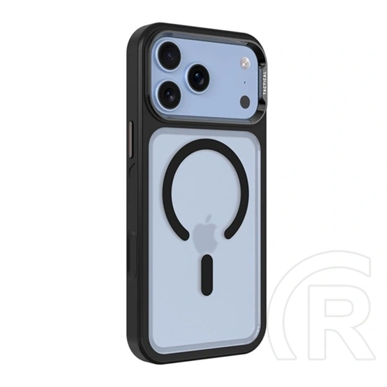 Tactical iPhone 18 Pro Max  magforce hyperstealth 3.0 szilikon védő (ütésálló, átlátszó matt hátlap, magsafe) fekete