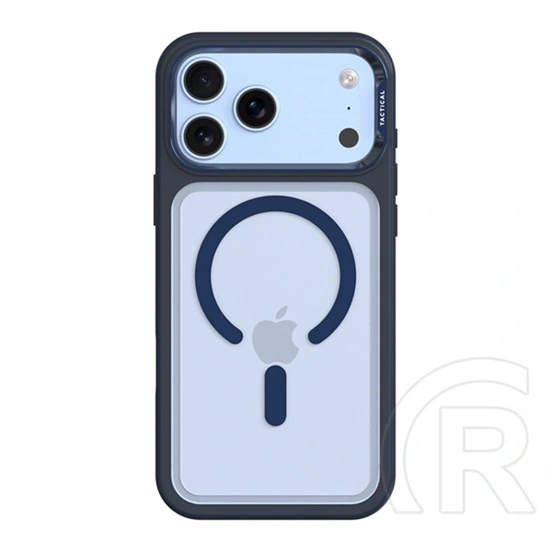 Tactical iPhone 18 Pro Max  magforce hyperstealth 3.0 szilikon védő (ütésálló, átlátszó matt hátlap, magsafe) sötétkék