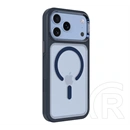 Tactical iPhone 18 Pro Max  magforce hyperstealth 3.0 szilikon védő (ütésálló, átlátszó matt hátlap, magsafe) sötétkék
