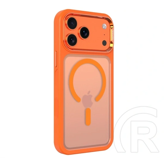 Tactical iPhone 18 Pro Max  magforce hyperstealth 3.0 védő (ütésálló, átlátszó matt hátlap, magsafe) narancssárga