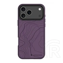 Tactical iPhone 18 Pro Max  magforce hyperstealth sika szilikon telefonvédő (ütésálló, magsafe, topográfiai minta) lila