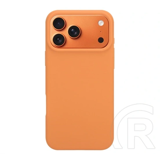 Tactical iPhone 18 Pro Max  magforce velvet smoothie szilikon telefonvédő (ütésállóság, matt, magsafe) narancssárga